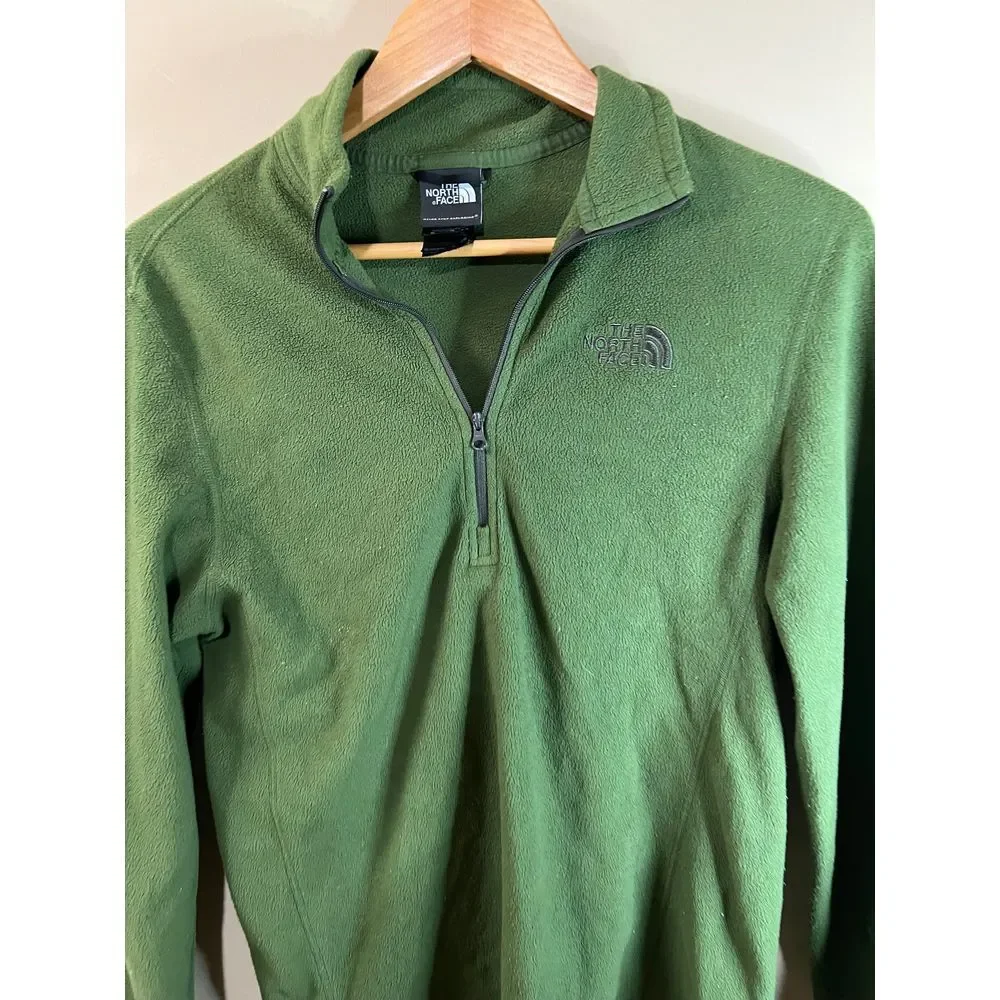The North Face Green Lightweight Fleece -‎ Mens Small